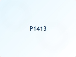 Meaning of Code P1413 in Check Engine Light Diagnostics